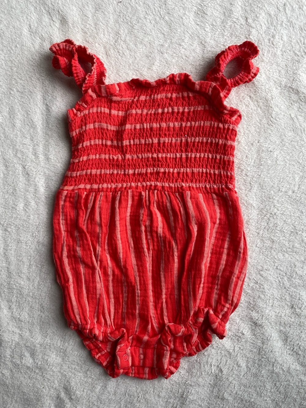 NWOT Cat & Jack Baby Girl’s Red Romper 18M